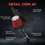 Cold Air Intake Kit for 2012-2015 Chevy Camaro 3.6L V6 LFX