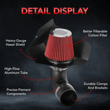 Cold Air Intake w/Heat Shield for 2009-2015 Cadillac CTS-V 6.2L V8 Flashark