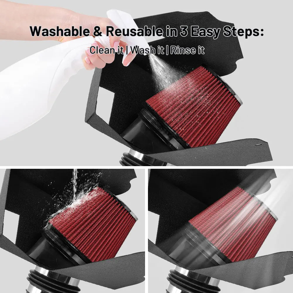Cold Air intake kit for 2017-2019 Ford F250 F350 F450 F550 V8 6.7L Powerstroke Diesel Flashark