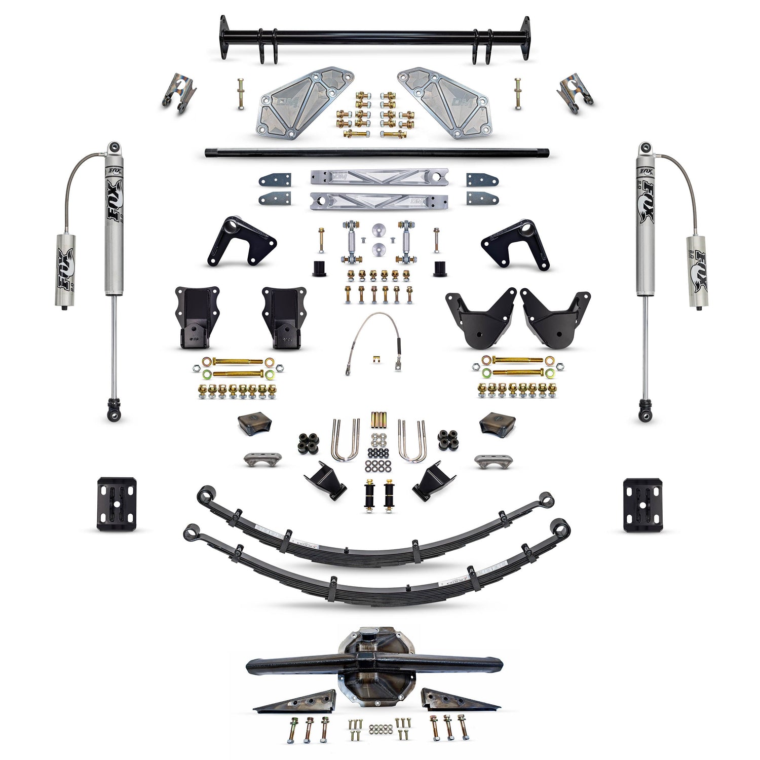 Desolate Motorsports Complete Rear Suspension Kit - 1980-1996 Ford Bronco Desolate Motorsports