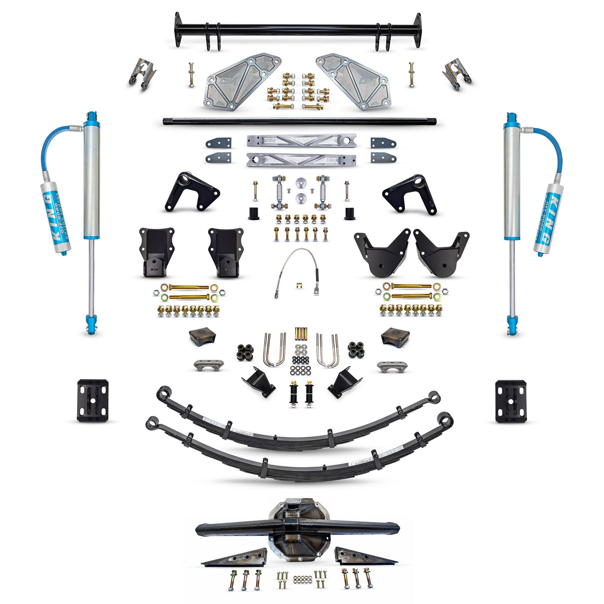 Desolate Motorsports Complete Rear Suspension Kit - 1980-1996 Ford Bronco Desolate Motorsports