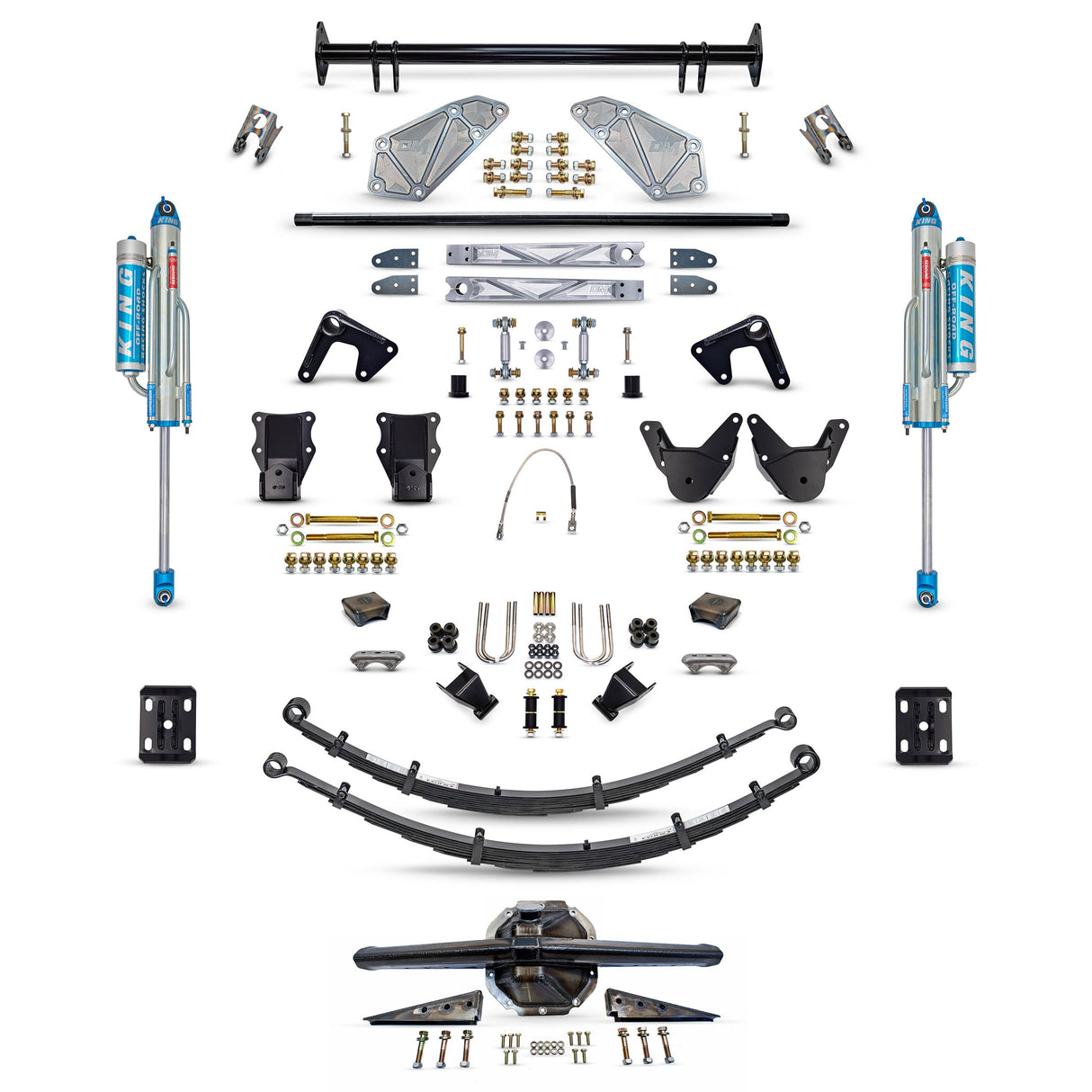Desolate Motorsports Complete Rear Suspension Kit - 1980-1996 Ford Bronco Desolate Motorsports