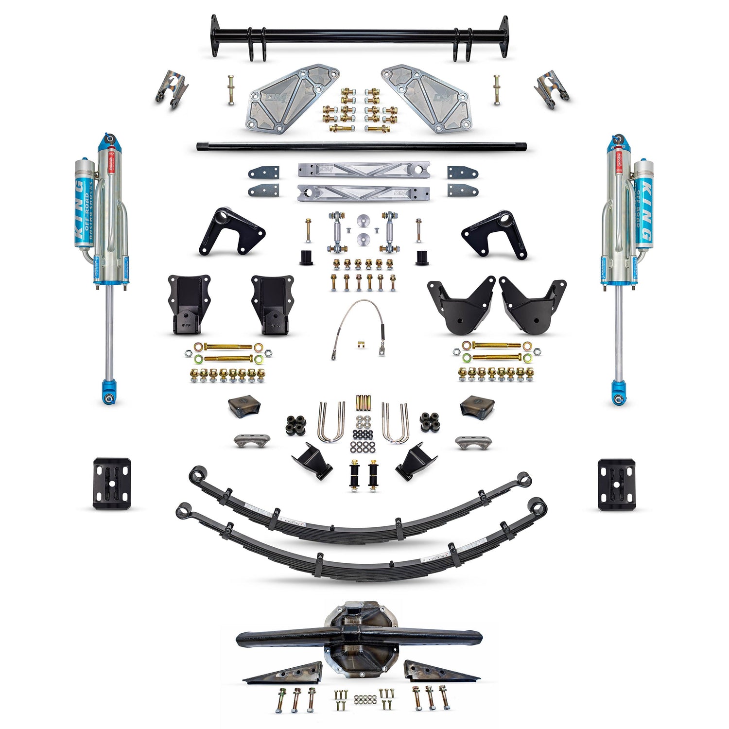Desolate Motorsports Complete Rear Suspension Kit - 1980-1996 Ford Bronco Desolate Motorsports