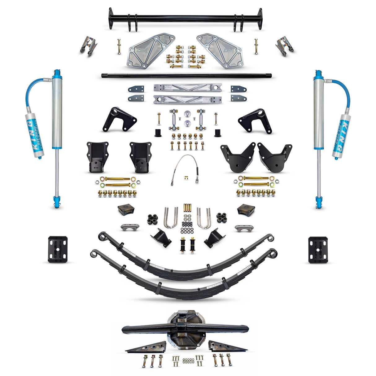 Desolate Motorsports Complete Rear Suspension Kit - 1980-1996 Ford Bronco Desolate Motorsports