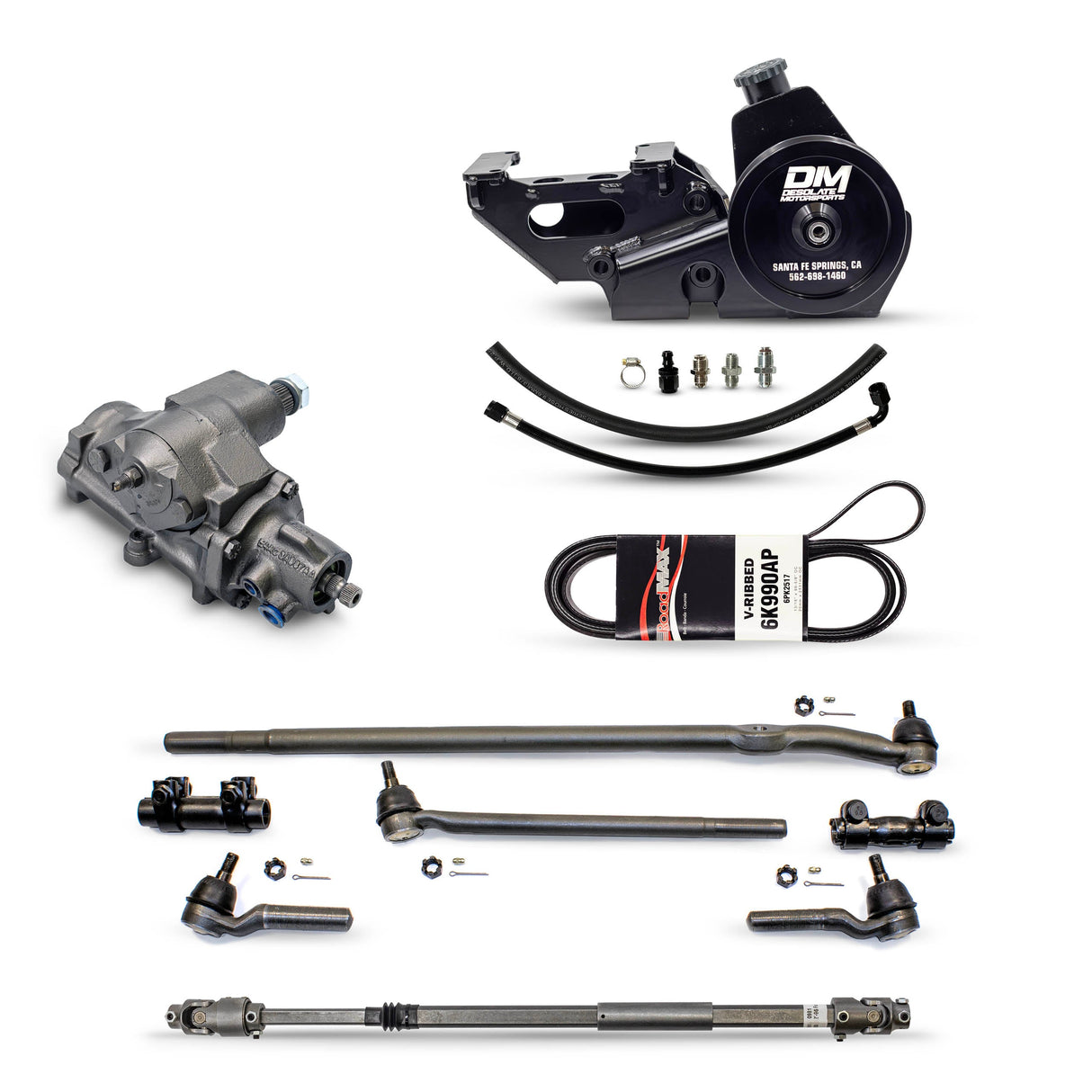 Desolate Motorsports Complete Steering Combo - 1980-1996 Ford F150/Bronco Desolate Motorsports