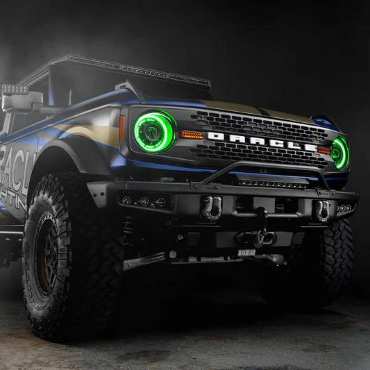 Oracle Lighting Oculus COLORSHIFT BI-LED Projector Headlights I '21- Current Ford Bronco