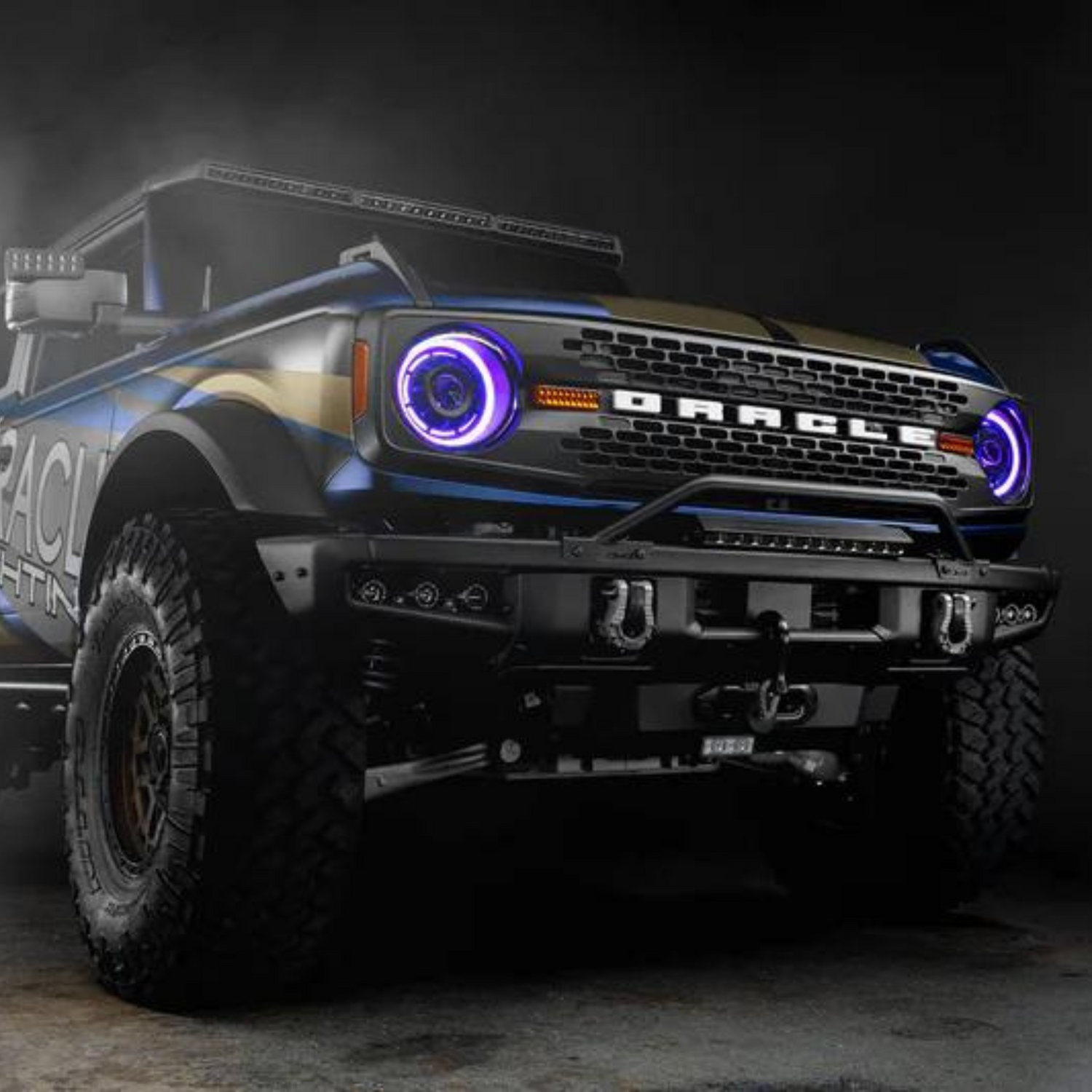 Oracle Lighting Oculus COLORSHIFT BI-LED Projector Headlights I '21- Current Ford Bronco
