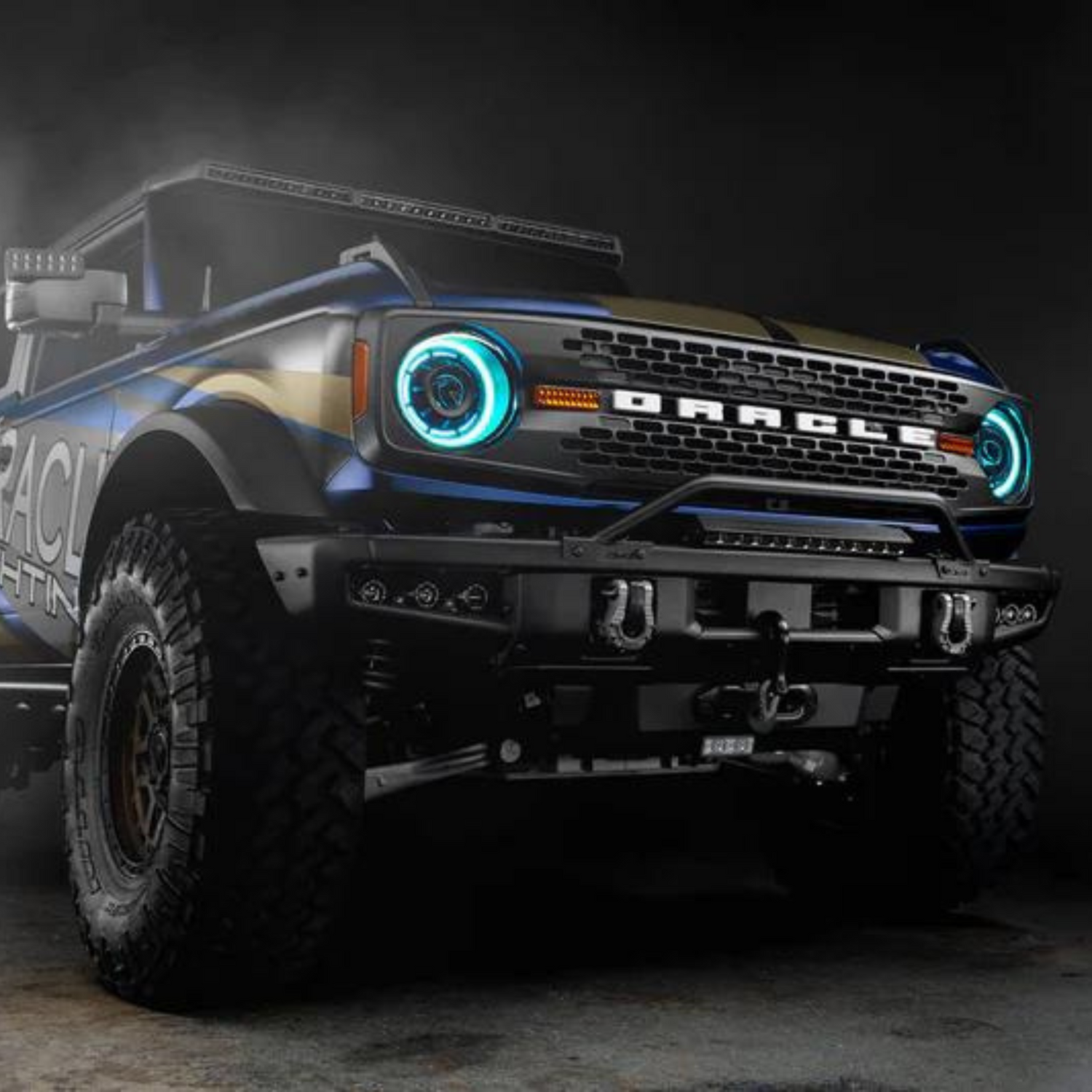 Oracle Lighting Oculus COLORSHIFT BI-LED Projector Headlights I '21- Current Ford Bronco