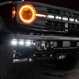 Oracle Lighting Triple LED Fog Light Kit (Steel Bumper) I '21- Current Ford Bronco