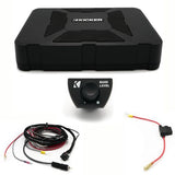 Kicker Plug & Play Hideaway Powered 8" Subwoofer Bundle Upgrade | '07 - '18 JK Wrangler