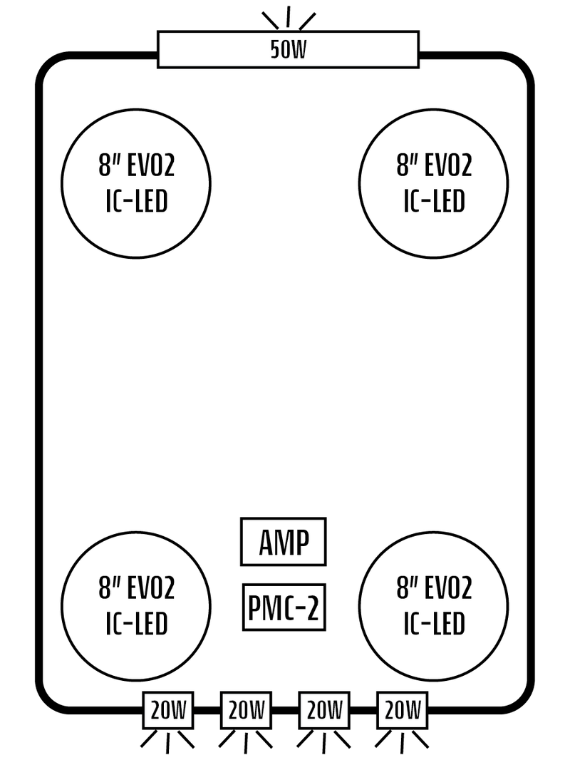 2013+ Polaris Ranger Crew XP 1000 / 900 Stereo Tops (4-Door)