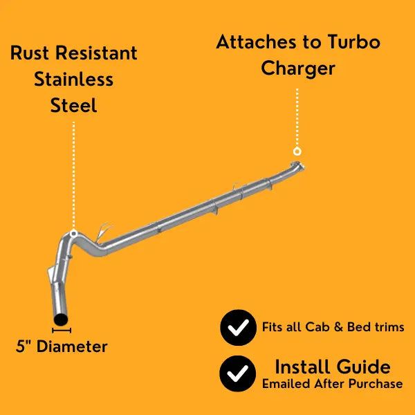 5" Full Exhaust System | Ram 6.7L Cummins 2013-2018 thedieseldudes