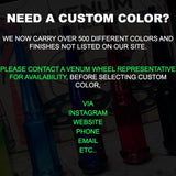 24 Pc 14x1.5 Spike Lug Nuts 4.5" Tall - Powder Coated - Various Colors