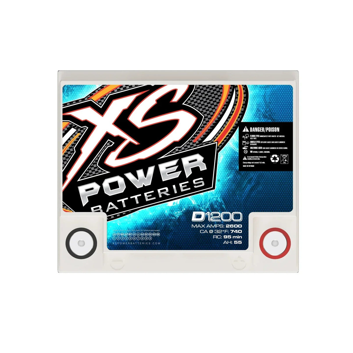 XS Power D1200 12V AGM Battery XS Power