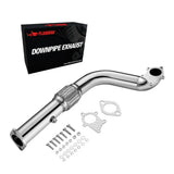 3-Inch Downpipe Exhaust for 1988-2001 Honda Civic/CRX/Del Sol & Acura Integra, T3/T4 Turbo, B16/B18/D15/D16 Engines, 5-Bolt