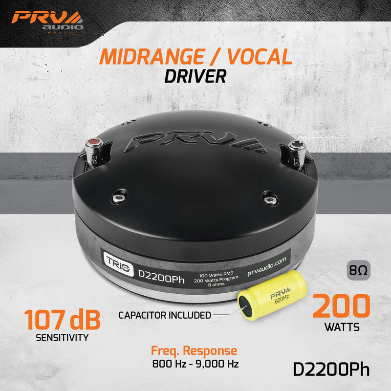 PRV Vocal Horn Driver + Tweeters Bundle PRV Audio