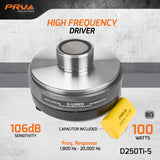 PRV Audio D250Ti-S 1 in Exit High Frequency Compression Driver