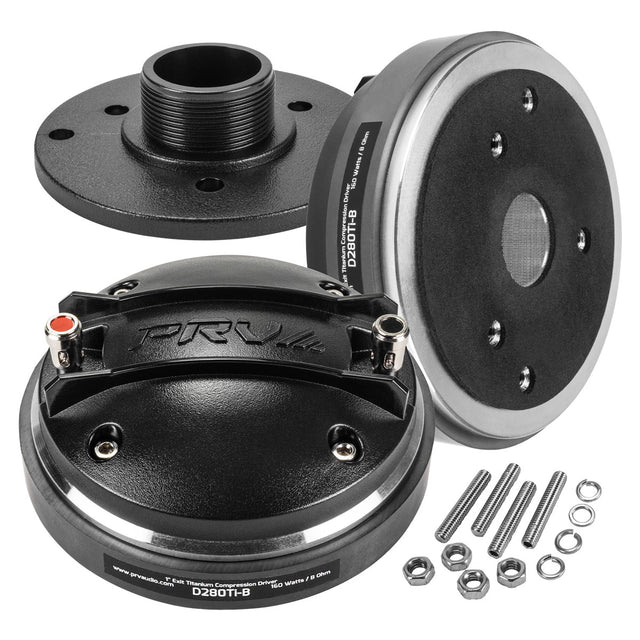 PRV Audio D280Ti-B 1in Exit Bolt-On Titanium Compression Driver