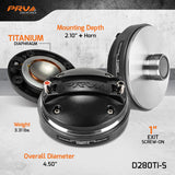 PRV Audio D280Ti-S 1-inch Exit Titanium Compression Driver 160 Watts