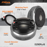 PRV Audio D290Py-B 1in Exit Compression Driver 180W
