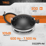 PRV Audio D3220Ph-Nd Midrange Compression Driver Neodymium 8 Ohm 300W