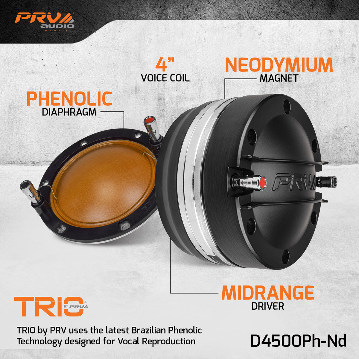 PRV D4500Ph-Nd Driver PRV Audio