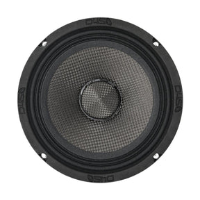 Down4Sound D4S-SF658CF 6.5" 180W Carbon Fiber Water Resistant Shallow Midrange Speakers 8-Ohm Down4Sound