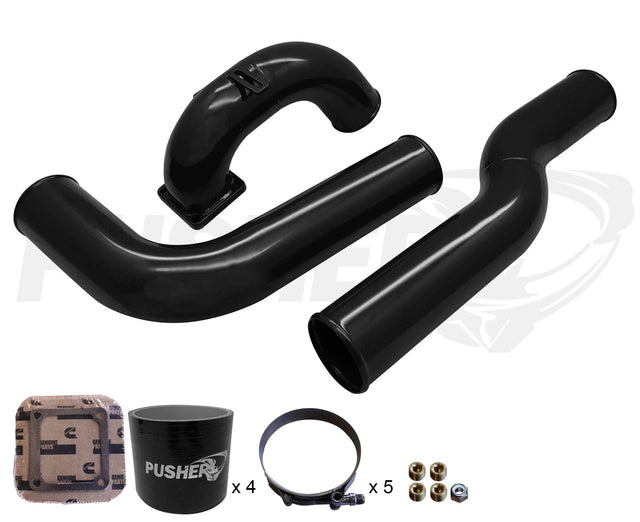 Pusher 3.5" MEGA Intake System with Passenger-Side Tube for 2003-2007 Dodge Cummins