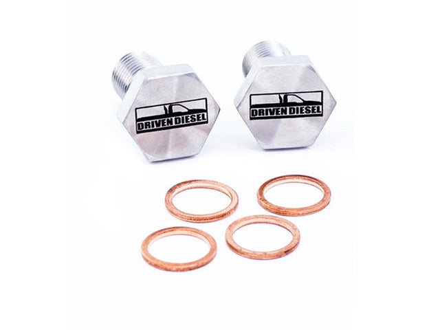 Driven Diesel High Flow Banjo Bolt Kit, 2003.5-2007 Ford 6.0L Powerstroke Driven Diesel