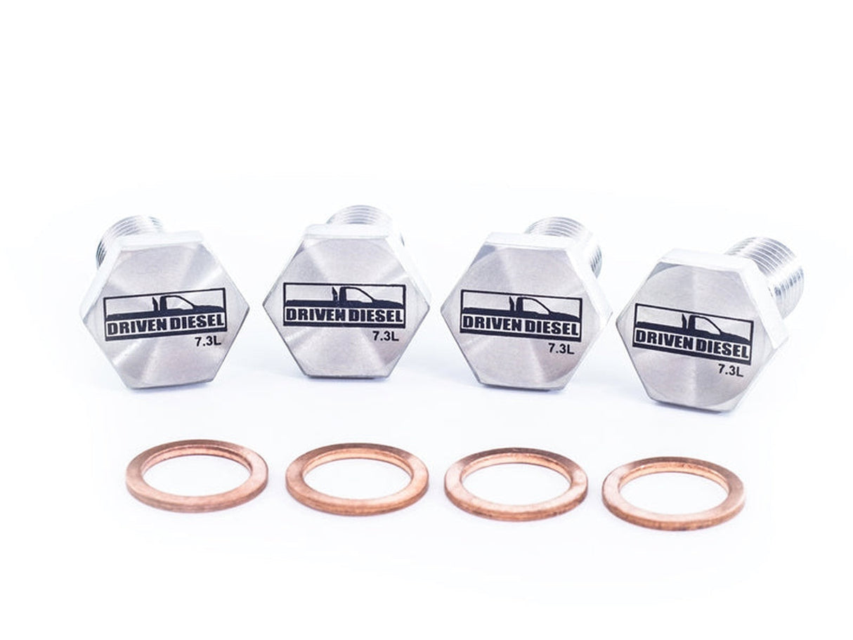 Driven Diesel High Flow Banjo Bolt Kit, 1994-2003 Ford 7.3L Powerstroke Diesel Driven Diesel