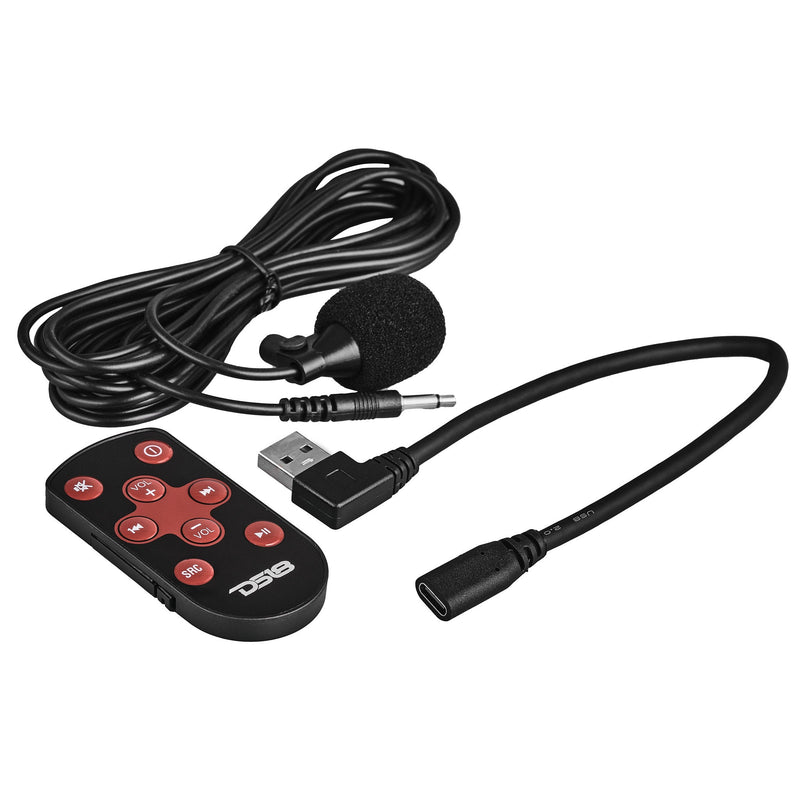 10.5" Floating Adjustable Modular Touchscreen Mechless Single-DIN Head Unit with Bluetooth, Apple Car Play, Android Mirror Link, USB, AUX, SD, AM, FM