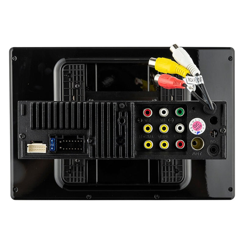 10.5" Floating Adjustable Modular Touchscreen Mechless Single-DIN Head Unit with Bluetooth, Apple Car Play, Android Mirror Link, USB, AUX, SD, AM, FM