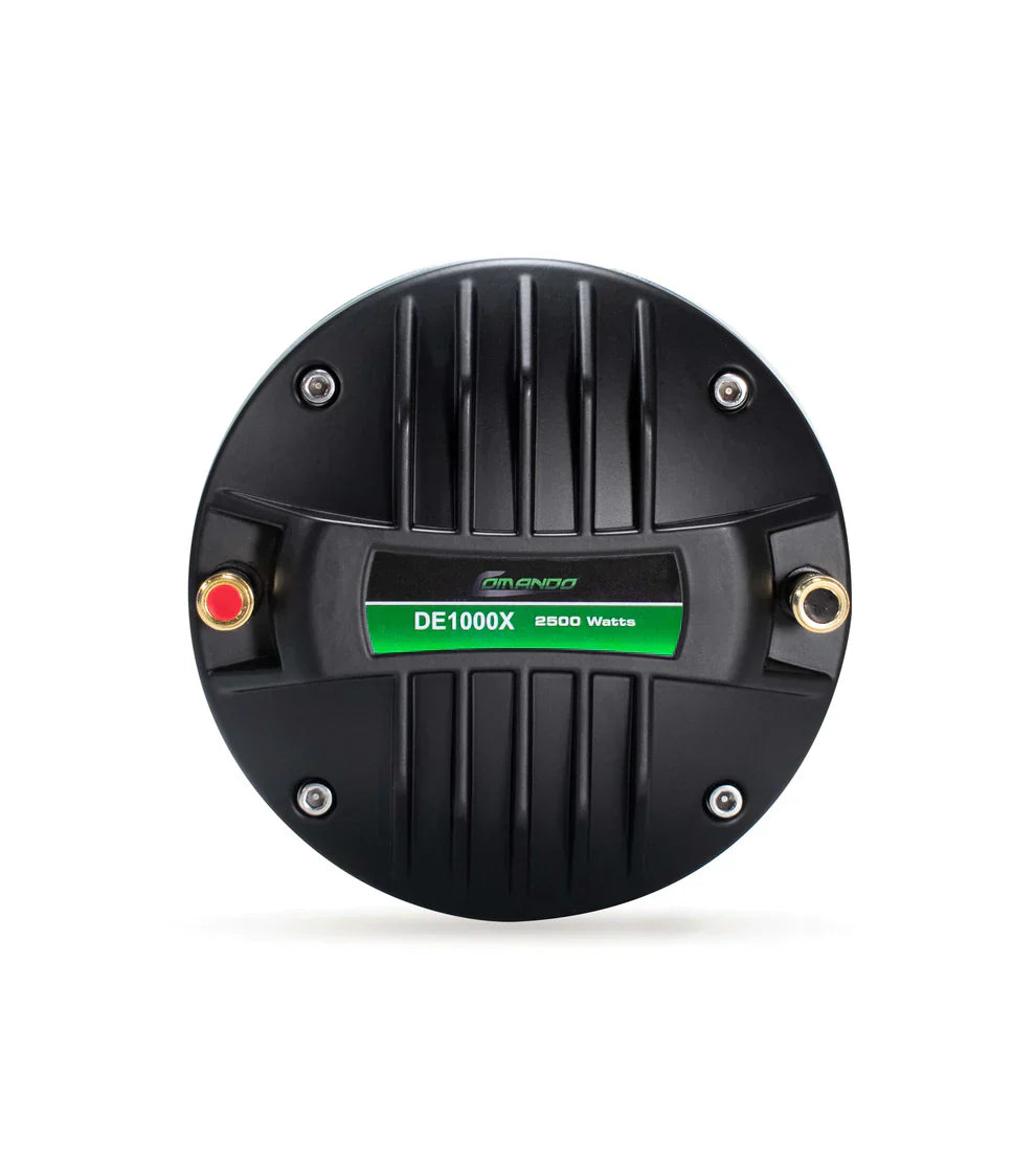 DE1000X | 2500W MAX. | 8Ω COMANDO