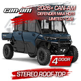 2026+ Can-Am Defender MAX HD11 Limited/Cab Stereo Tops (4-Door) Can-Am