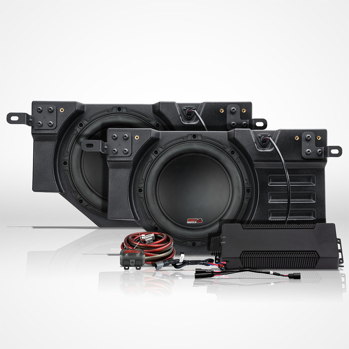 2026 Can-Am® Defender HD11 Plug-&-Play 10" Ported Subwoofer Add-On Kit