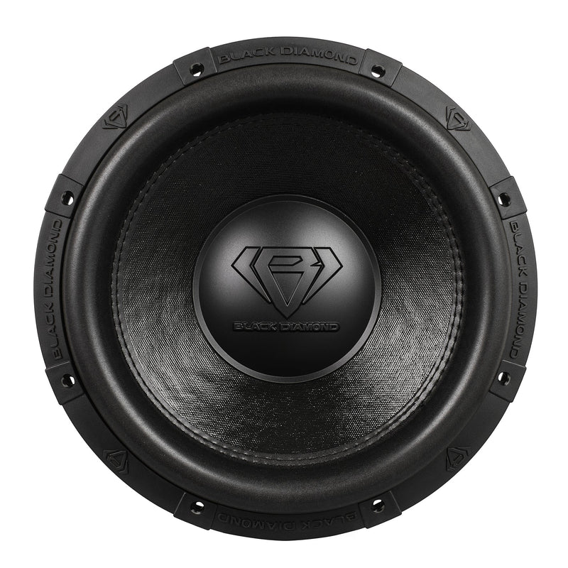 Black Diamond 12” Dual 3” Voice Coil Subwoofer with Aluminum Basket | 4-Ohm