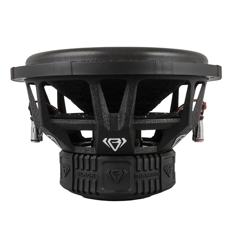 Black Diamond 12” Dual 3” Voice Coil Subwoofer with Aluminum Basket | 2-Ohm