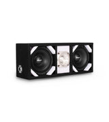 KTPONV2-206WHITE / DUAL 6" WHITE LOADED PORTED BOX + 1 TWEETER Comando Audio Inc.