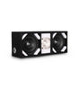 KTPONV2-206WHITE / DUAL 6" WHITE LOADED PORTED BOX + 1 TWEETER Comando Audio Inc.