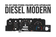 Cluster Faceplate Kit - XLT Modern - Diesel - 1992-1997 Ford F-Series Chinook Auto