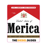 Merica Sticker SunFrog Solutions