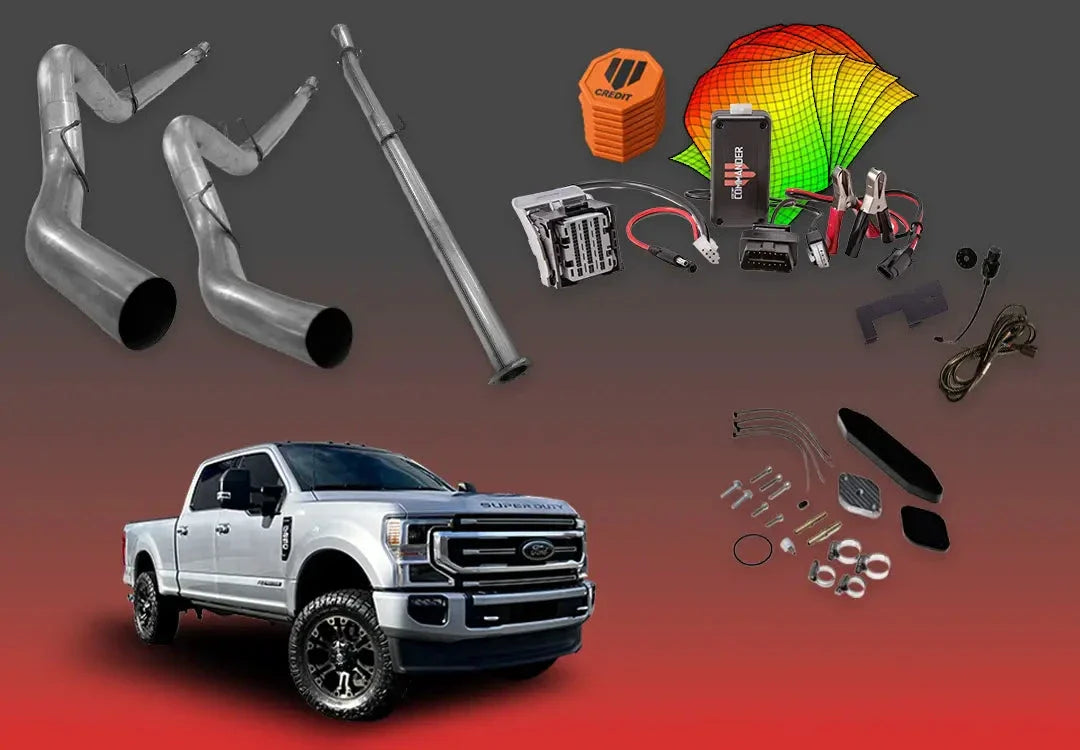 DIESELR 6.7L Ford Powerstroke All-In-One Kit w/ Commander (2020–2021)