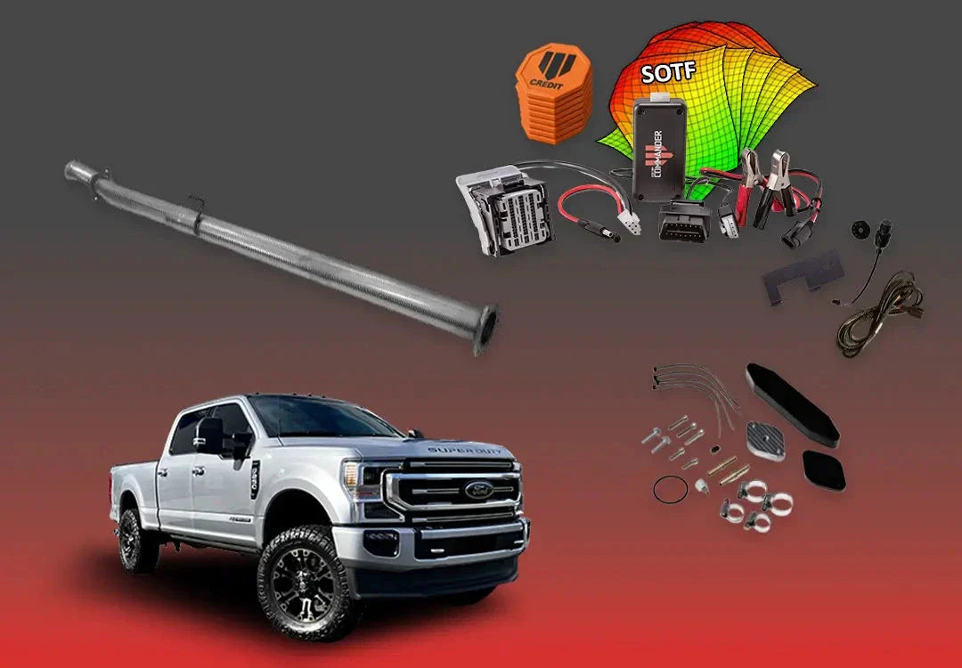 DIESELR 6.7L Ford Powerstroke All-In-One Kit w/ Commander (2020–2021)