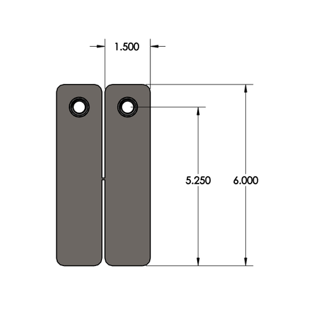1/2"-13 DIY FLAG NUT TABS