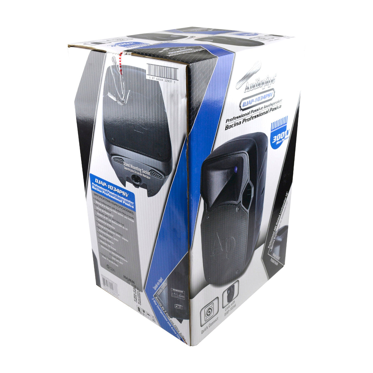 10” Professional Passive Loudspeaker (DJAP-1034PSV) Audiopipe