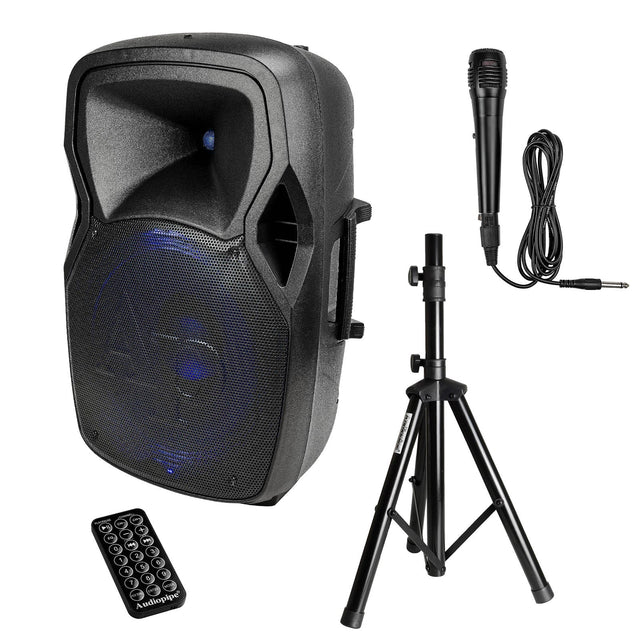 15" Professional Active Loudspeaker (DJAP-1567A-CMB) Audiopipe