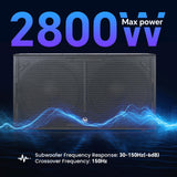 DJAP-SUP18202D 18“ Professional Passive Loudspeaker Audiopipe