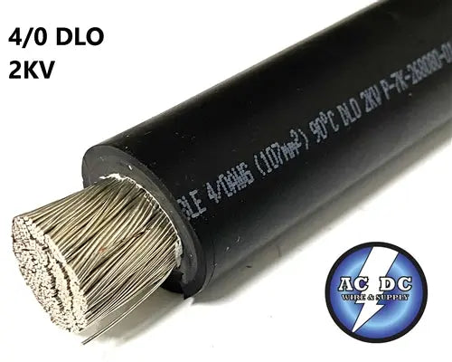 4/0 AWG 2KV DLO Diesel Locomotive Cable RHH/RHW Power Cable AC/DC WIRE AND SUPPLY