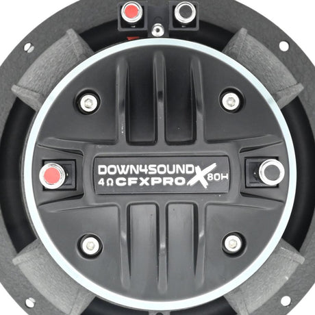 Down4Sound CFX-PROx804H 8" 200W RMS Carbon Fiber NEO Water Resistant Coaxial Speaker (Single) Down4Sound