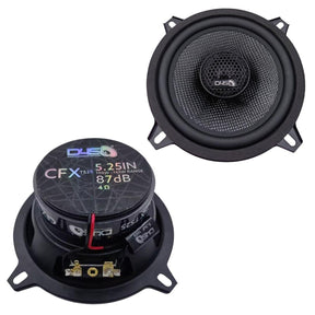 Down4Sound CFXT525 5.25" 165W RMS Coaxial Speakers (Pair) Down4Sound